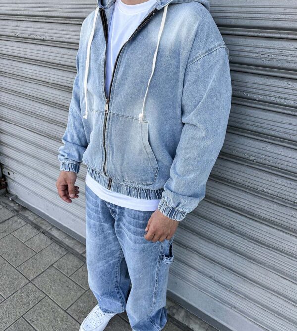 Jeans Jacket Clear Blue