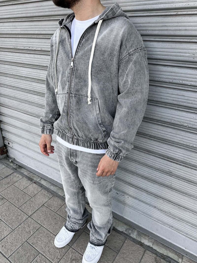 Jeans Jacket Clear Grey - immagine 2