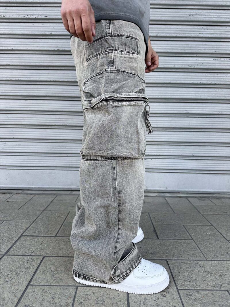 Cargo Sabbiato Low Zip Mod. B - immagine 5