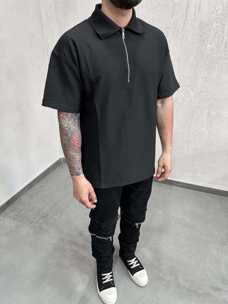 Polo Plisset Zip
