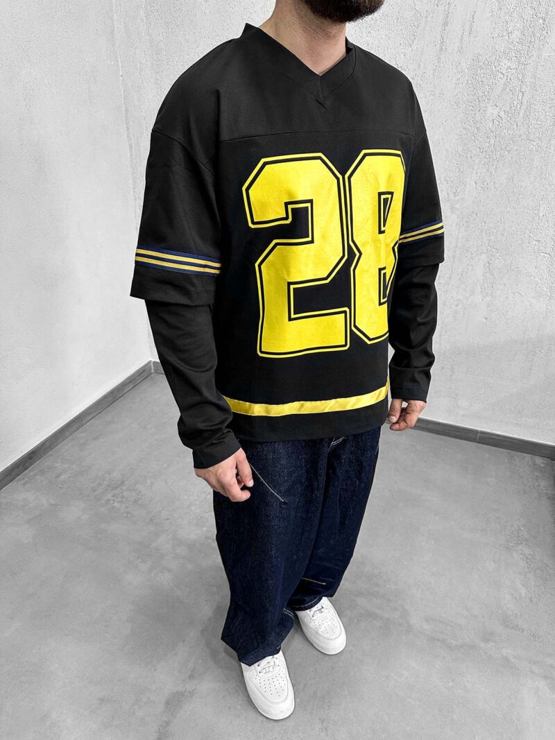 College Tee Manica Doppiata - immagine 3