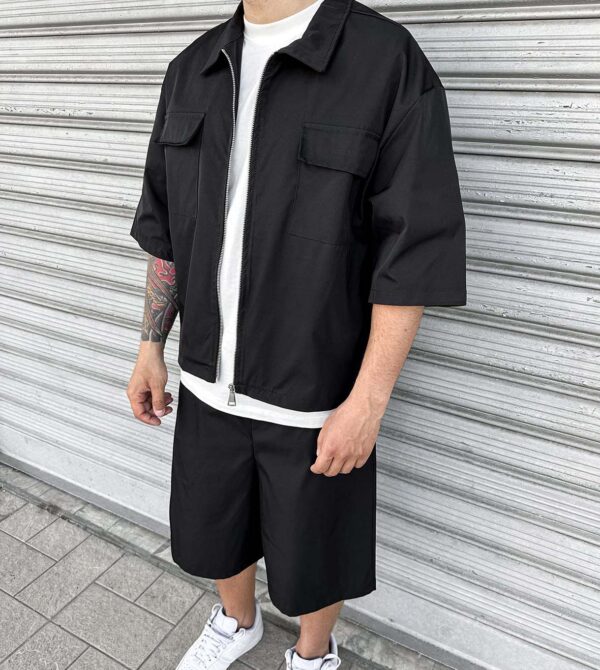 Coord Cropped Camicia