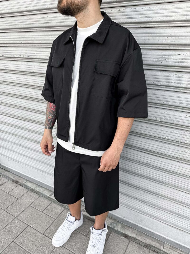 Coord Cropped Camicia