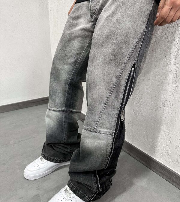Flare Total Zip Metal Wash