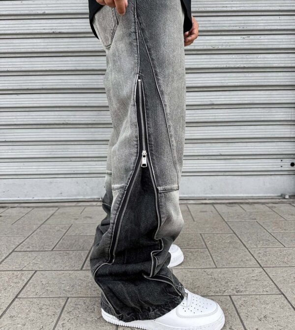Flare Total Zip Metal Wash
