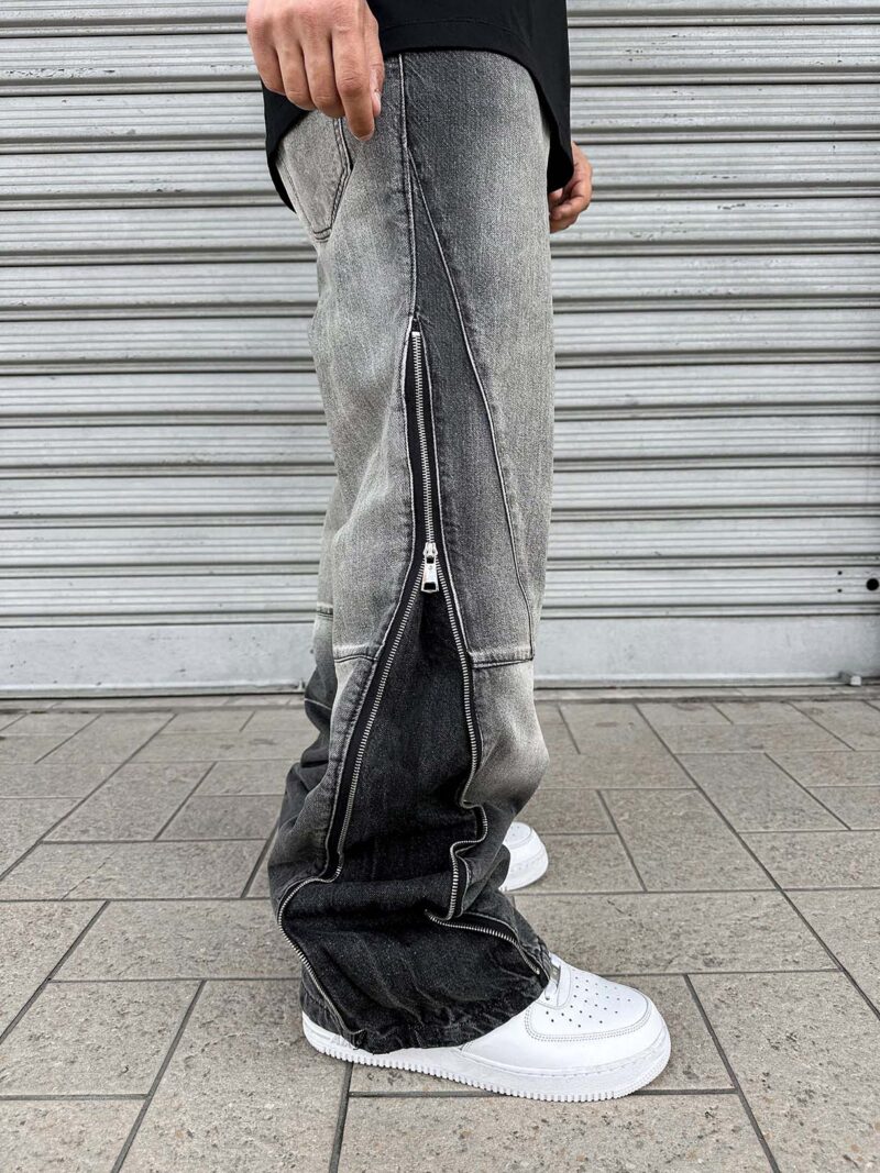 Flare Total Zip Metal Wash