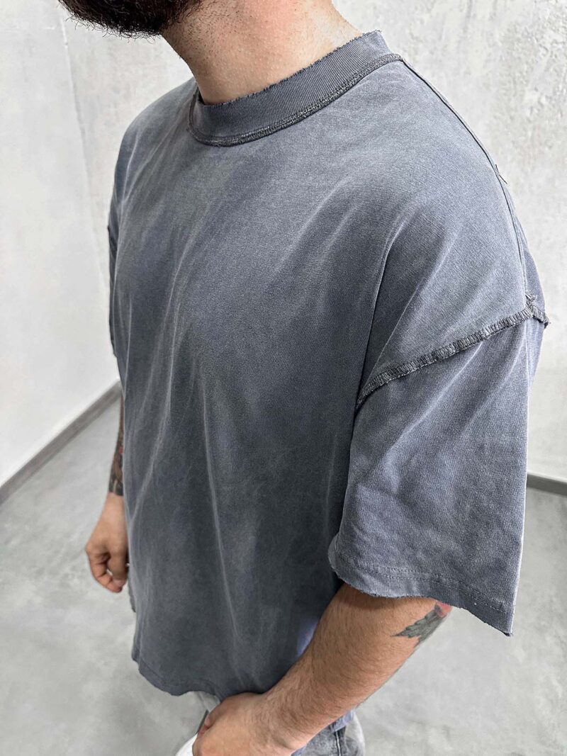 Shirt Washed Cucitura Rovescio - immagine 4