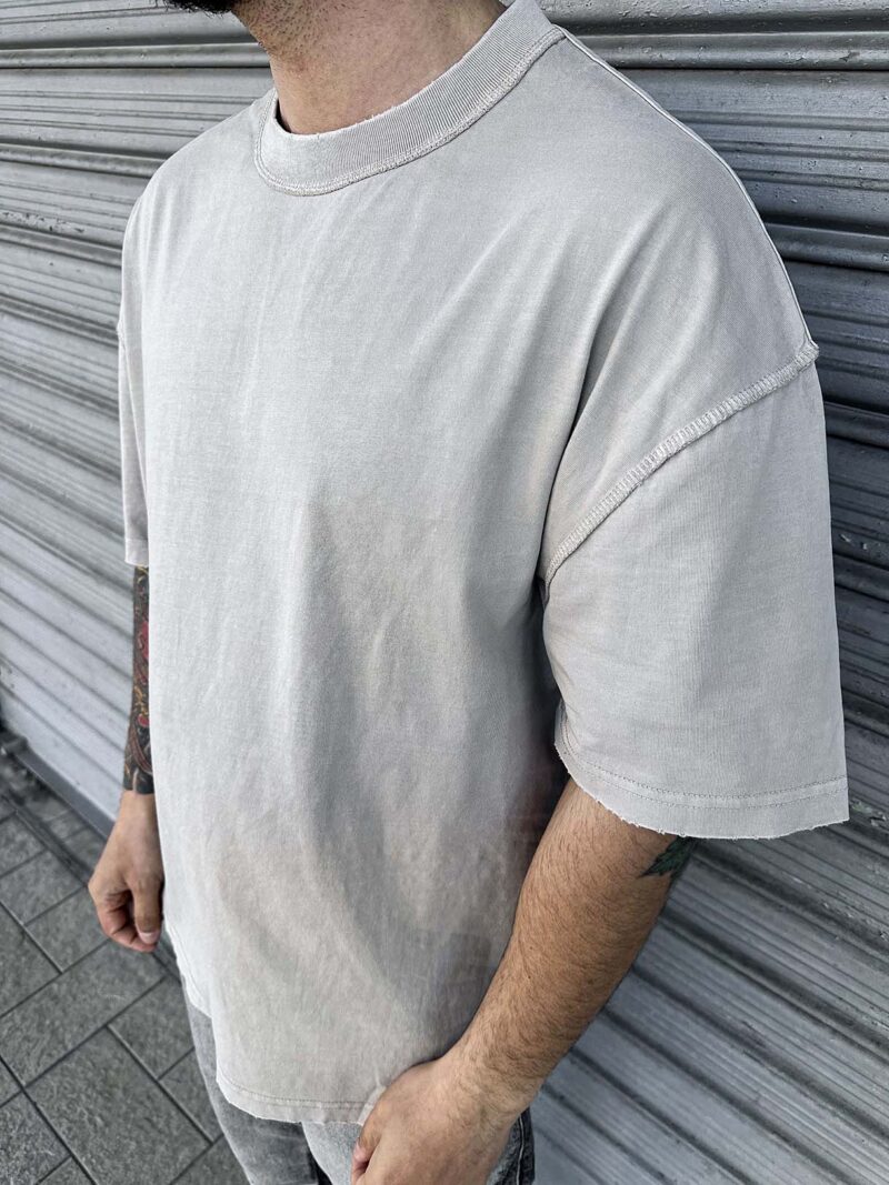 Shirt Washed Cucitura Rovescio - immagine 6