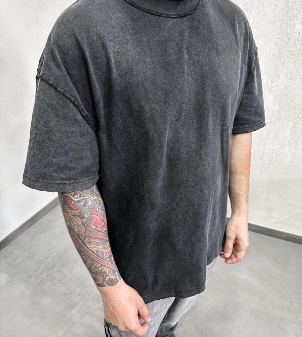 Shirt Washed Cucitura Rovescio