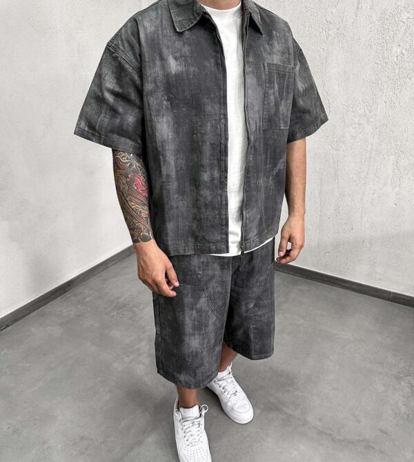 Coord Crop Carpenter Grigio Scuro