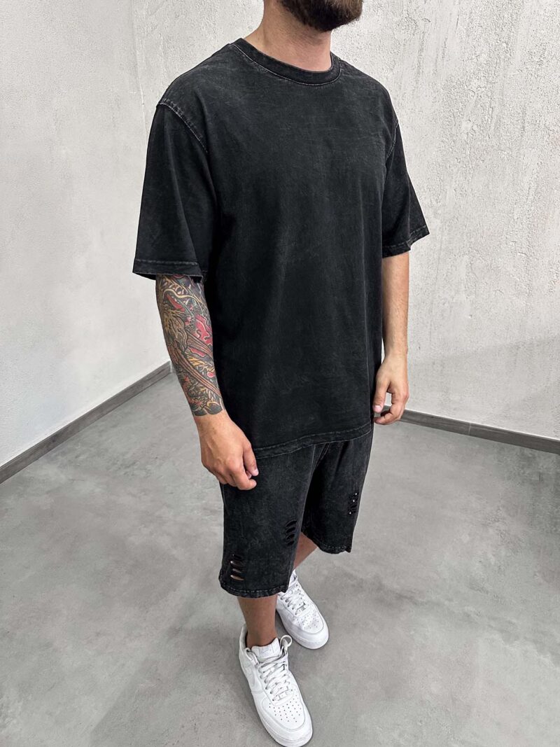 Coord Washed Destroyed Black - immagine 2