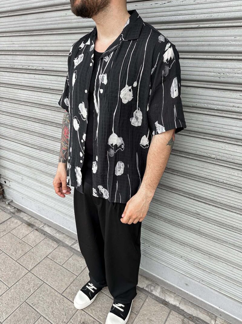 Camicia Floreal Black Mod.Z