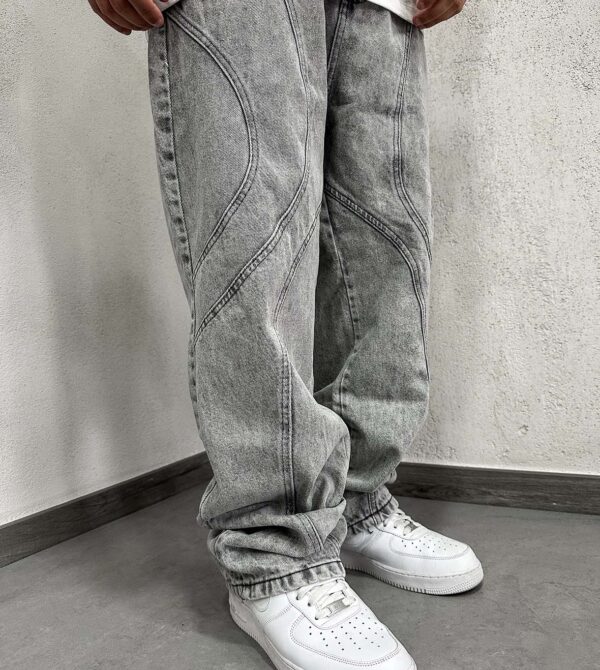 Circles Baggy Ricamato