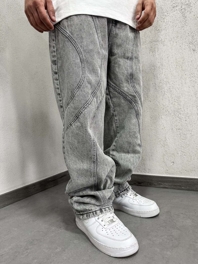 Circles Baggy Ricamato