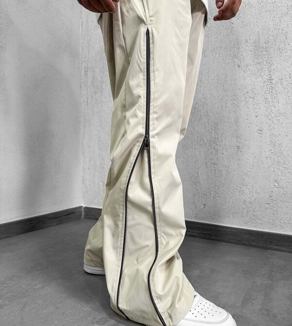 Flare Panta Zip Tessuto Leggero
