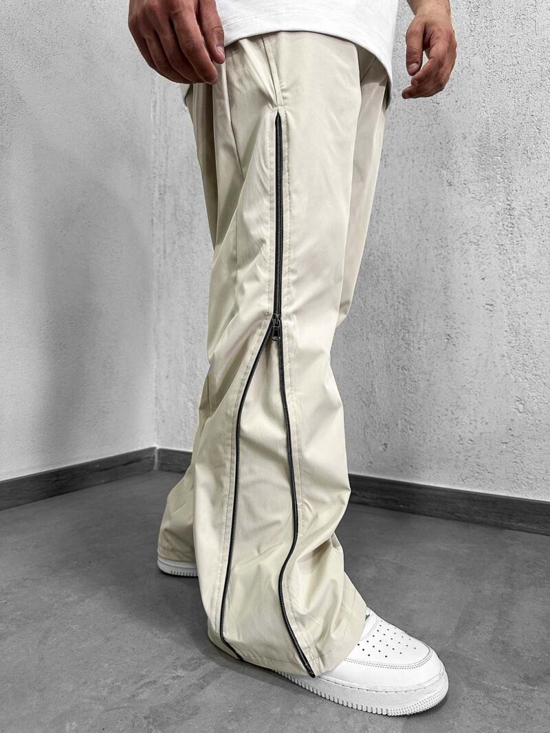 Flare Panta Zip Tessuto Leggero - immagine 2