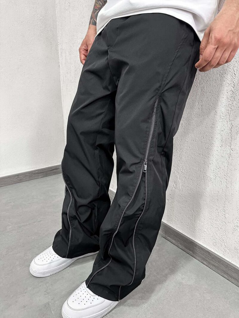 Flare Panta Zip Tessuto Leggero