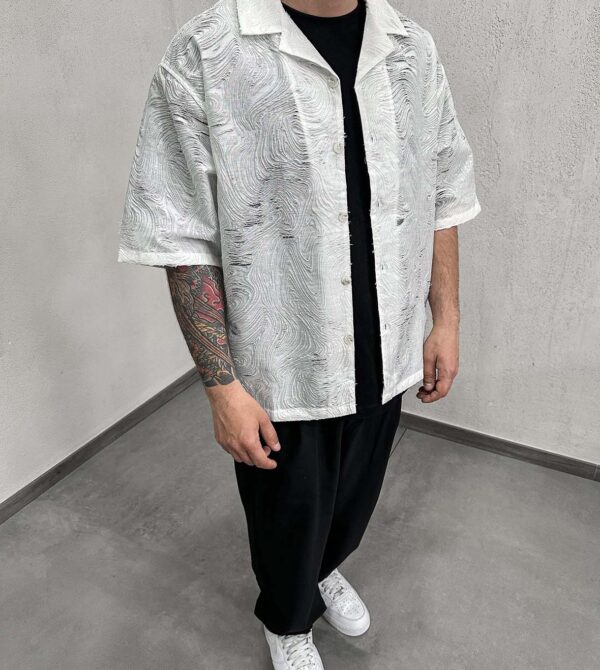 Camicia Vulcan Ricamata