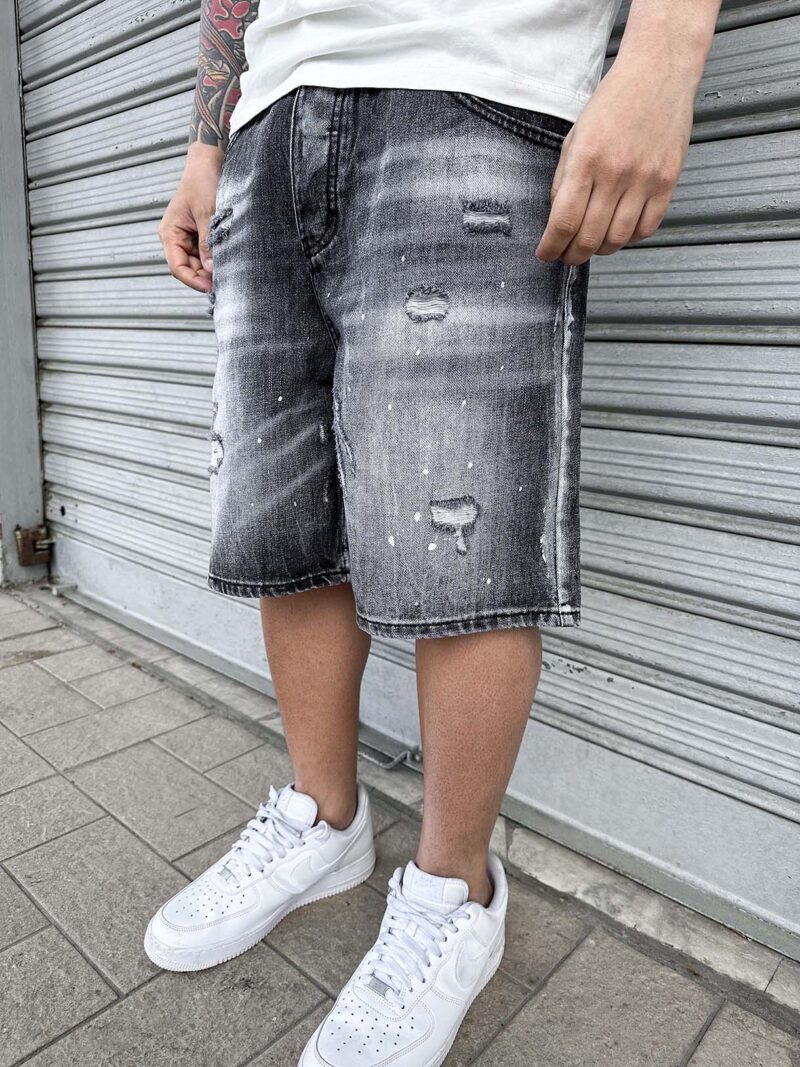 Shorts Mod. D Grey Cut - immagine 3