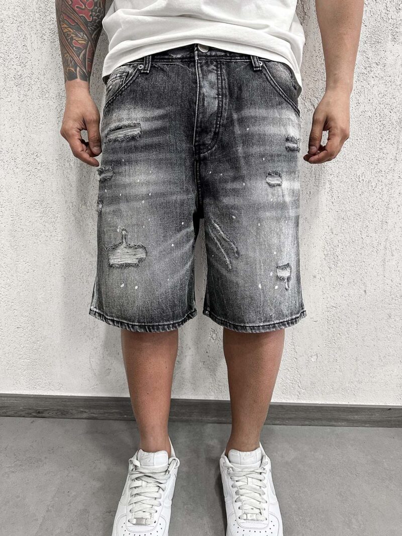 Shorts Mod. D Grey Cut - immagine 4