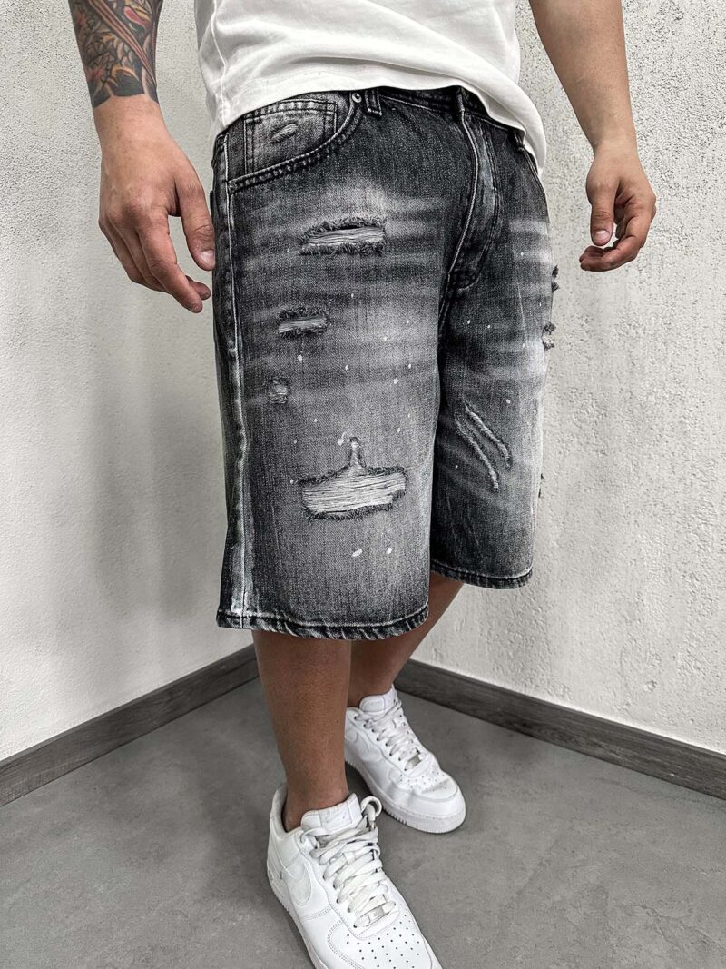 Shorts Mod. D Grey Cut - immagine 2