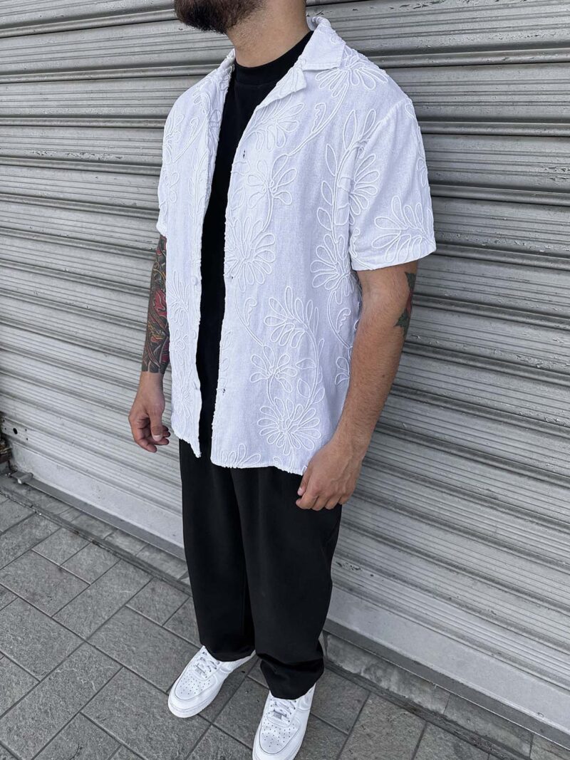 Camicia Total Ricamo Mod. Z - immagine 5