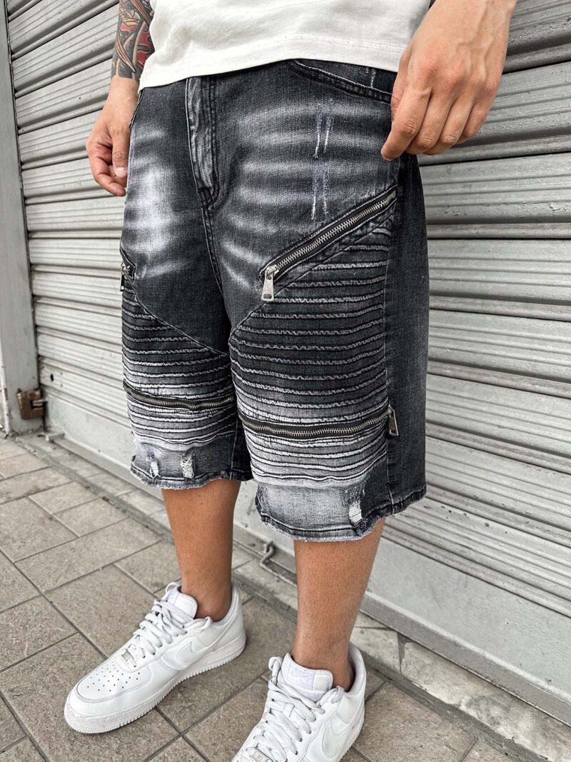Shorts Four Zip Black