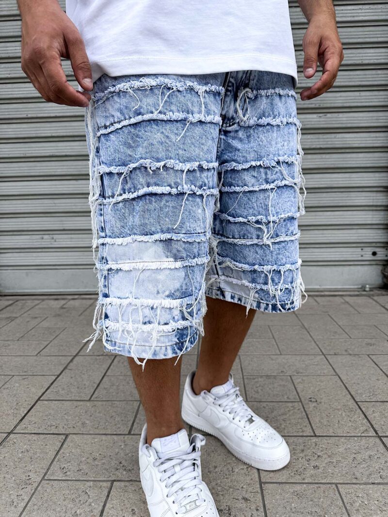 Shorts Sfrangiato Mix Wash - immagine 2