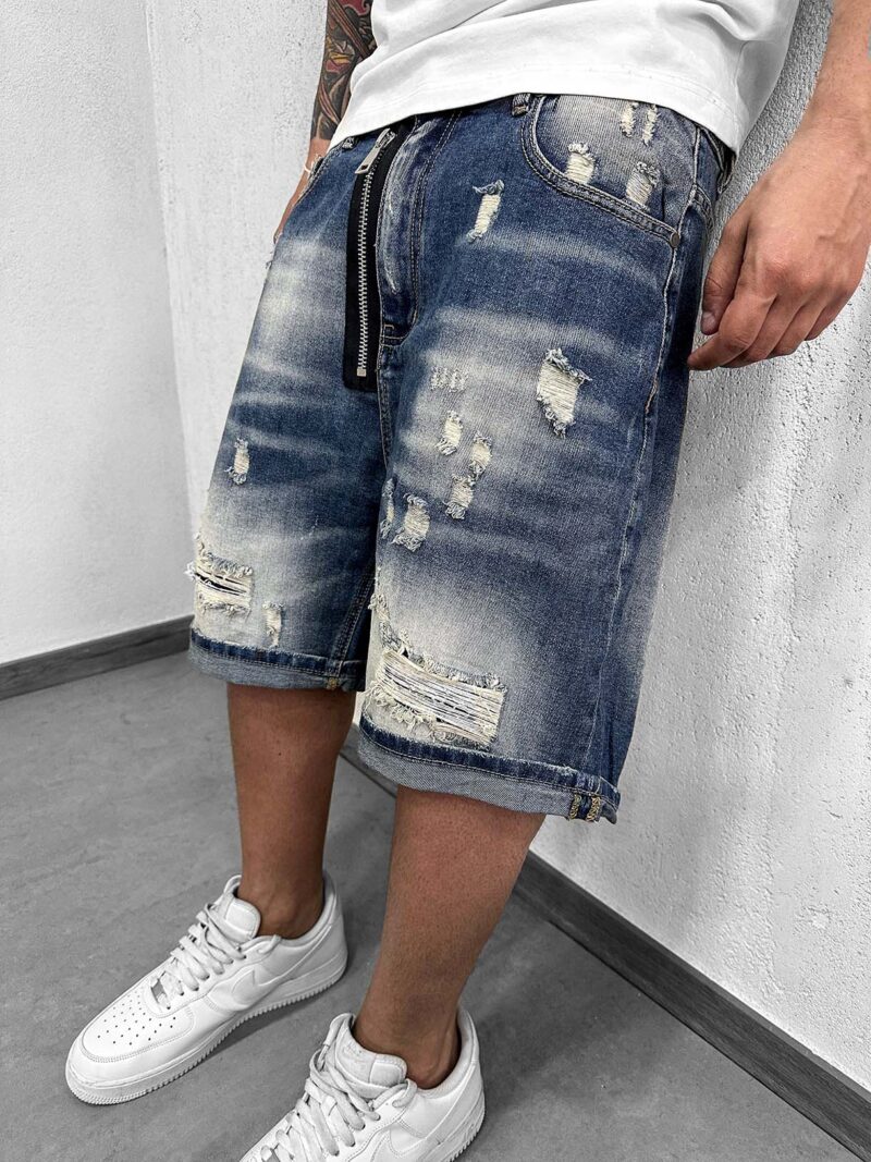 Shorts Double Zip Sabbiato - immagine 2