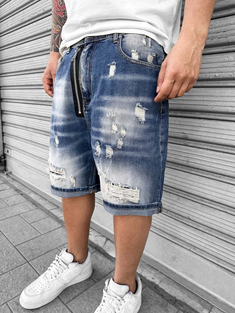Shorts Double Zip Sabbiato - immagine 4